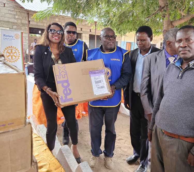 Donation of 24 Laptops to Schools in Nkeyema District in Western Province